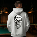 Custom Team Name Skull Billiards Hoodie