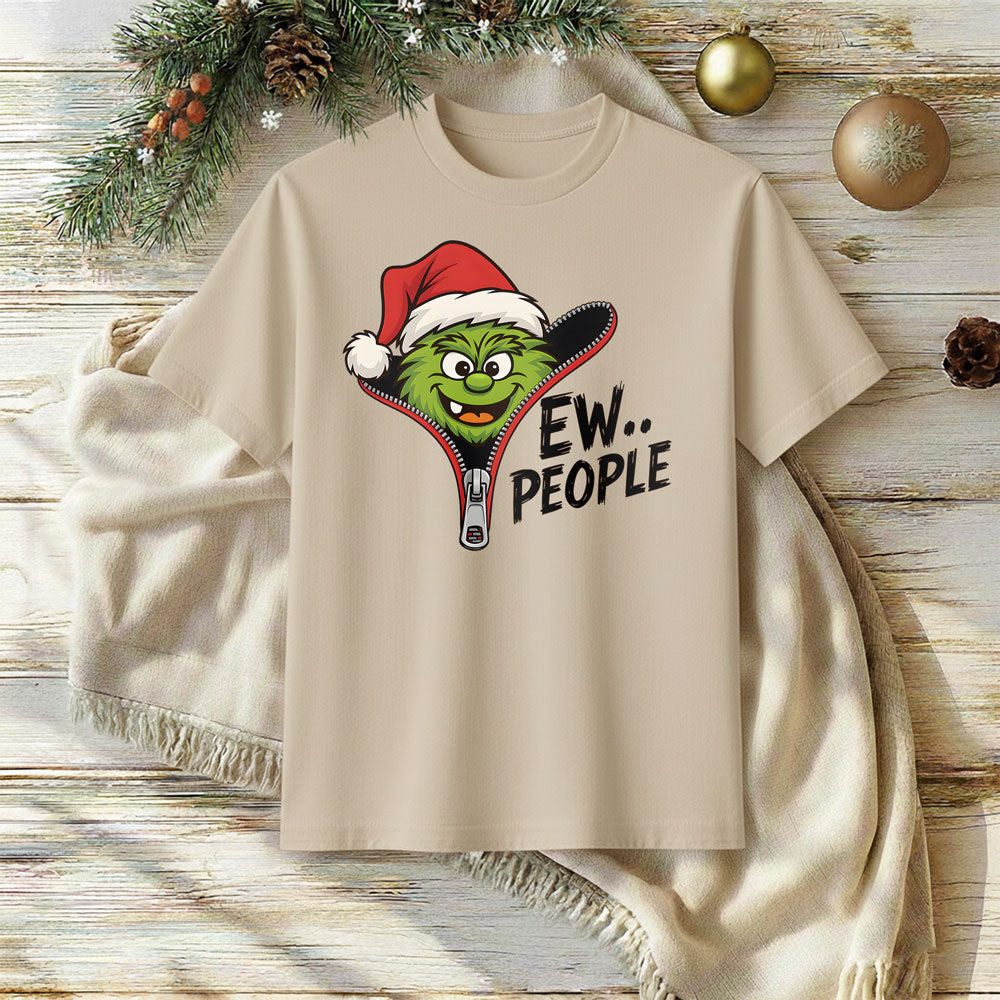 EW PEOPLE Funny Christmas Introvert T-Shirt