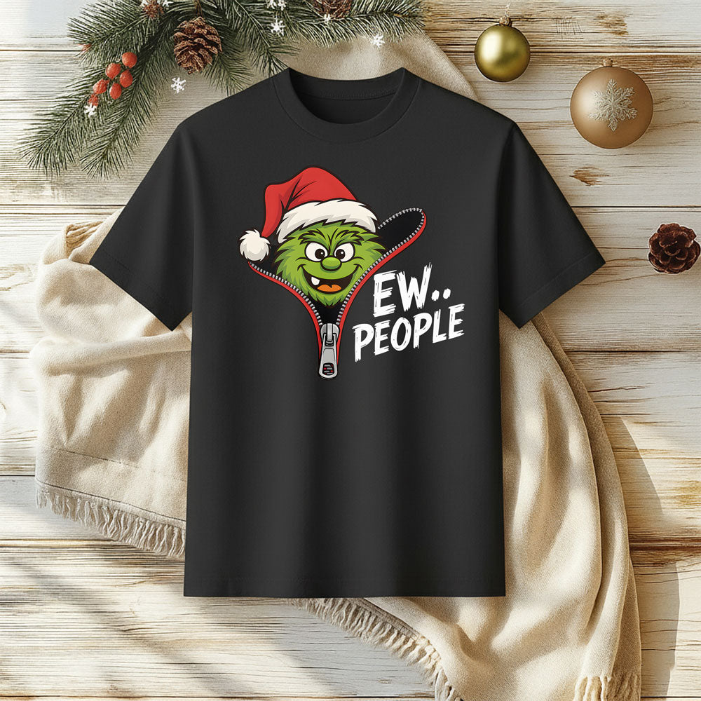 EW PEOPLE Funny Christmas Introvert T-Shirt