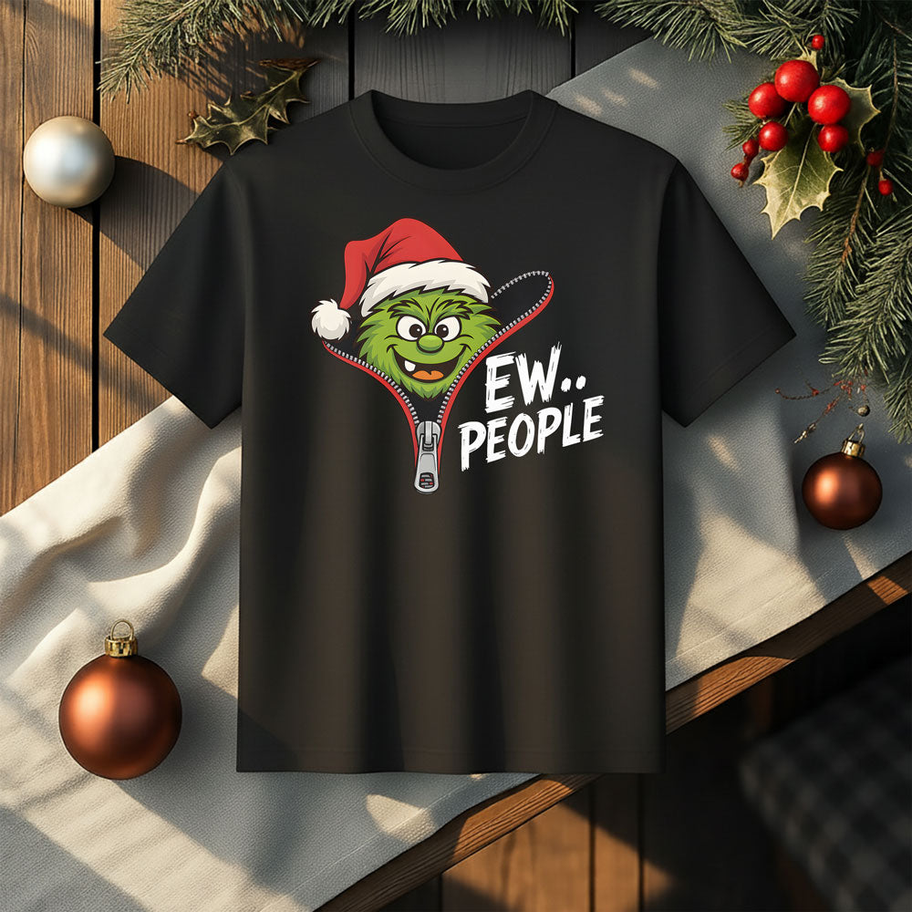 EW PEOPLE Funny Christmas Introvert T-Shirt