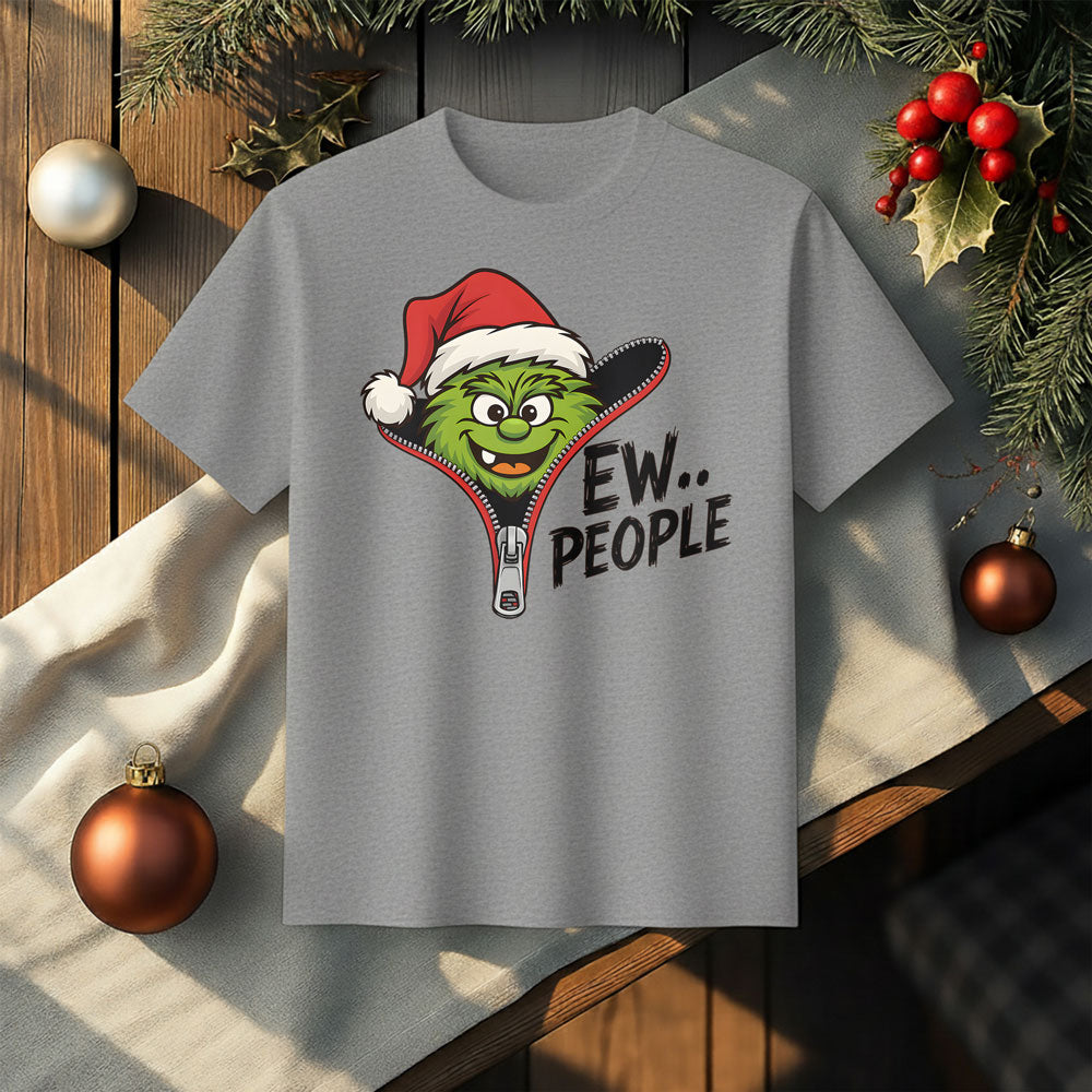 EW PEOPLE Funny Christmas Introvert T-Shirt