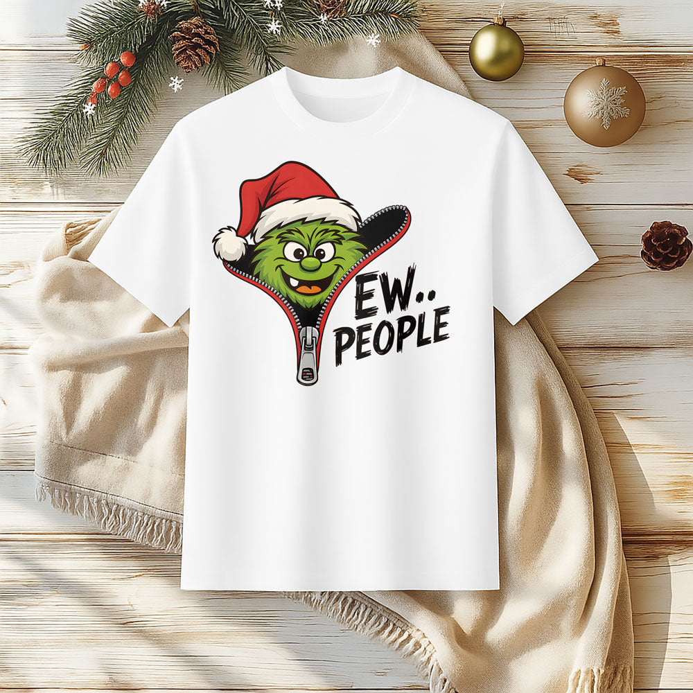 EW PEOPLE Funny Christmas Introvert T-Shirt