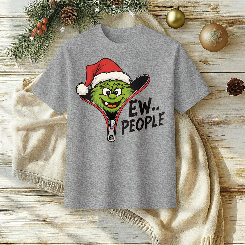 EW PEOPLE Funny Christmas Introvert T-Shirt