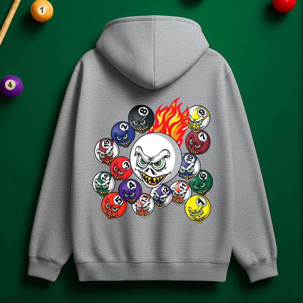 Fire Pool Balls Hoodie