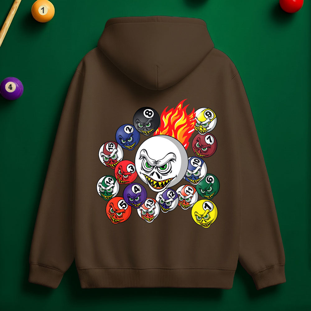 Fire Pool Balls Hoodie