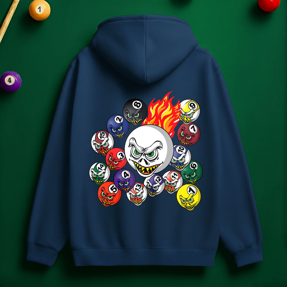Fire Pool Balls Hoodie