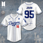 Los Angeles Dodgers x BTS Jimin 2025 Baseball Jersey