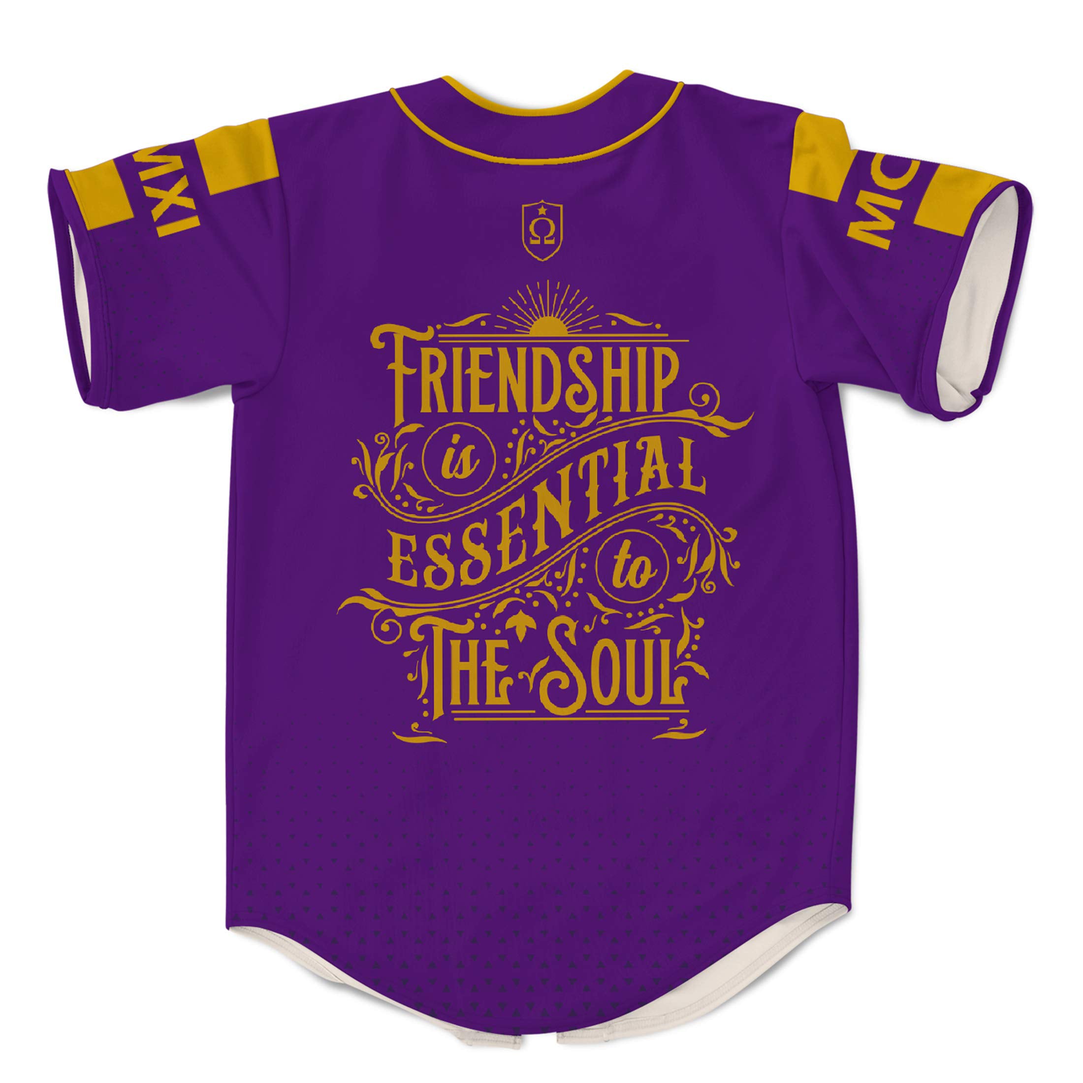 Omega Psi Phi Fraternity Paraphernalia Baseball Jersey