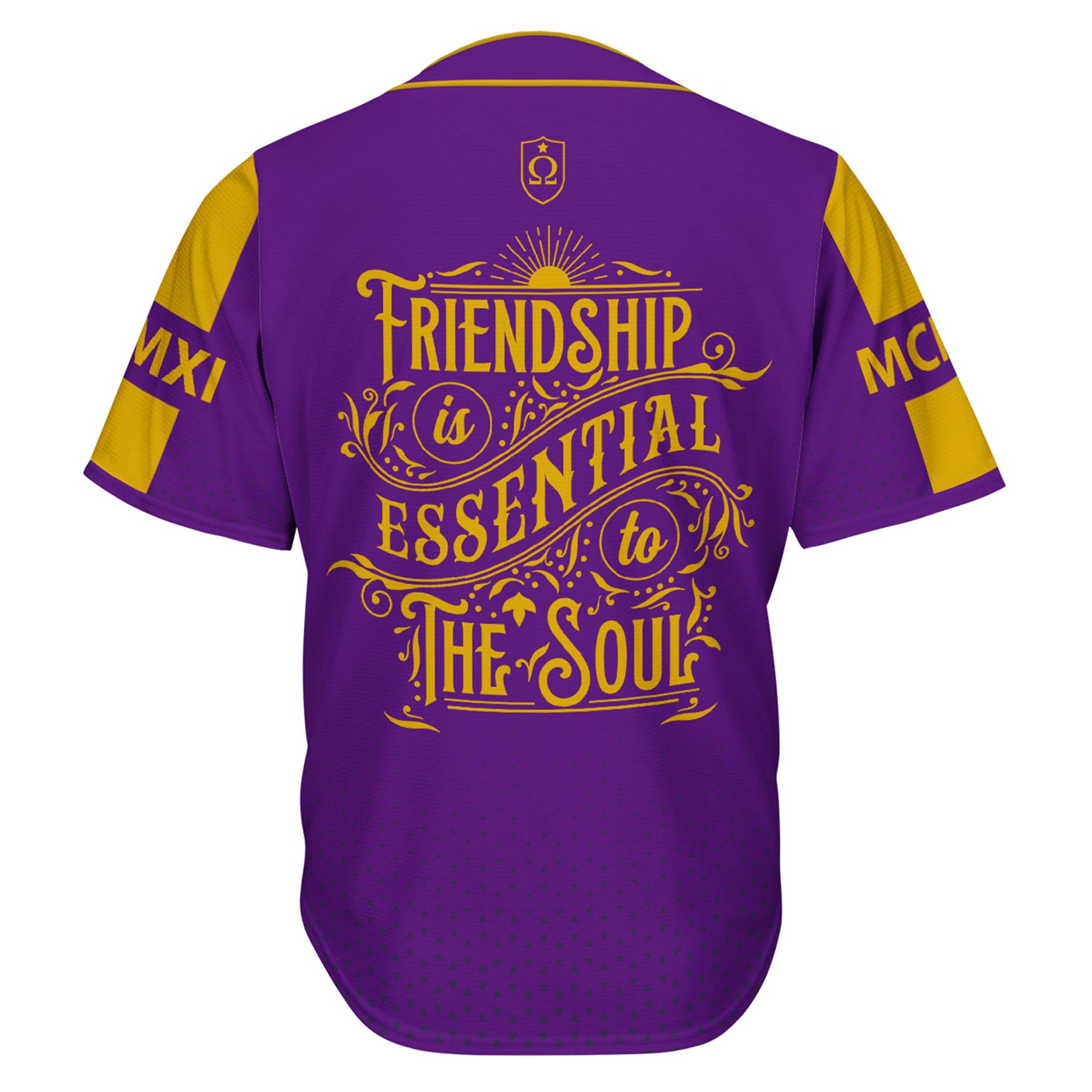 Omega Psi Phi Fraternity Paraphernalia Baseball Jersey
