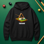 Personalized Billiards Action Hoodie