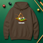 Personalized Billiards Action Hoodie
