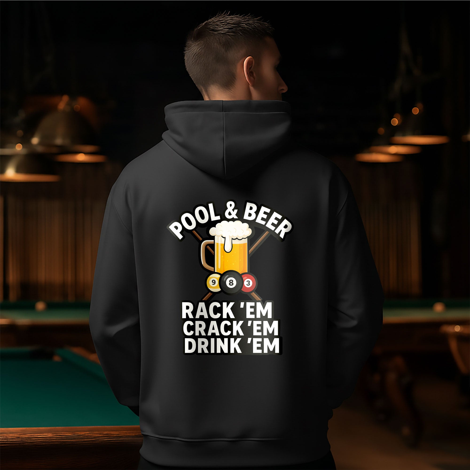 Pool & Beer Hoodie – Chill Vibes for Pool Lovers