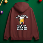 Pool & Beer Hoodie – Chill Vibes for Pool Lovers