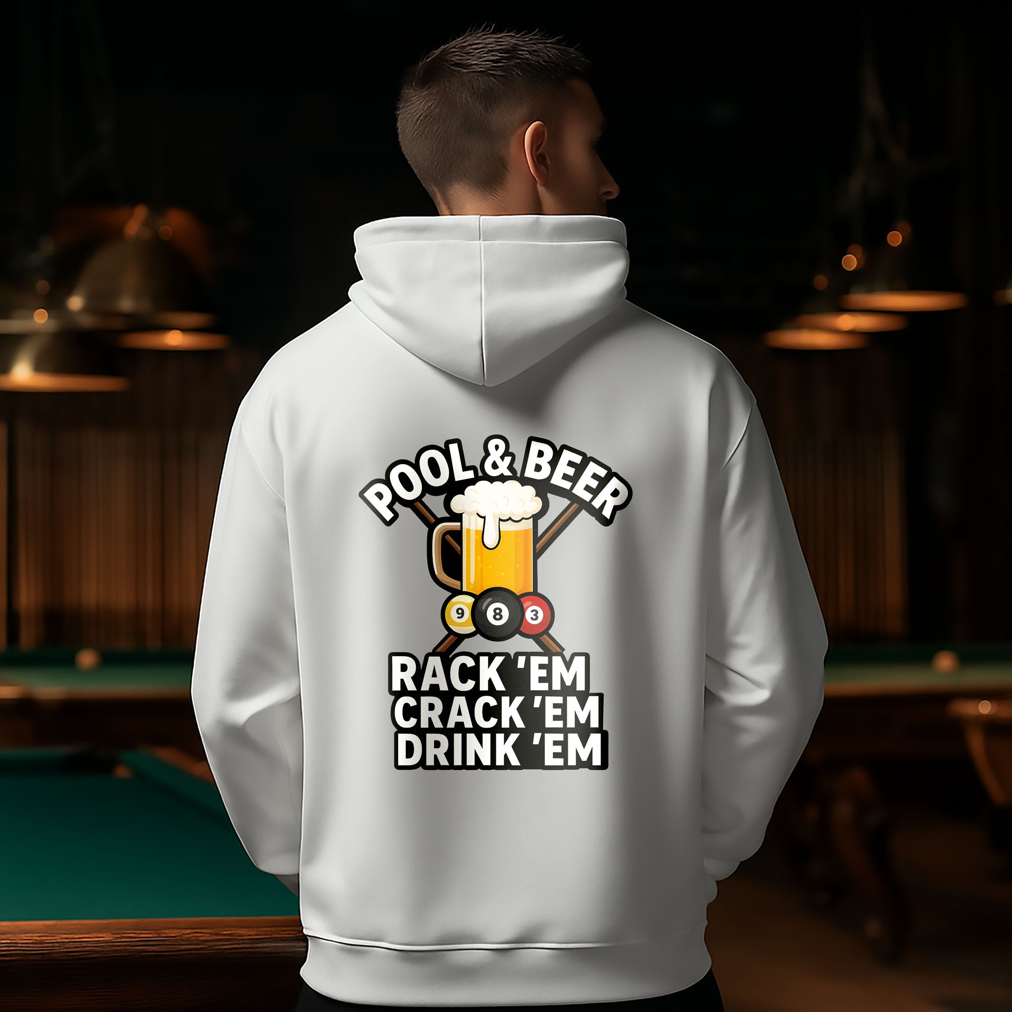 Pool & Beer Hoodie – Chill Vibes for Pool Lovers