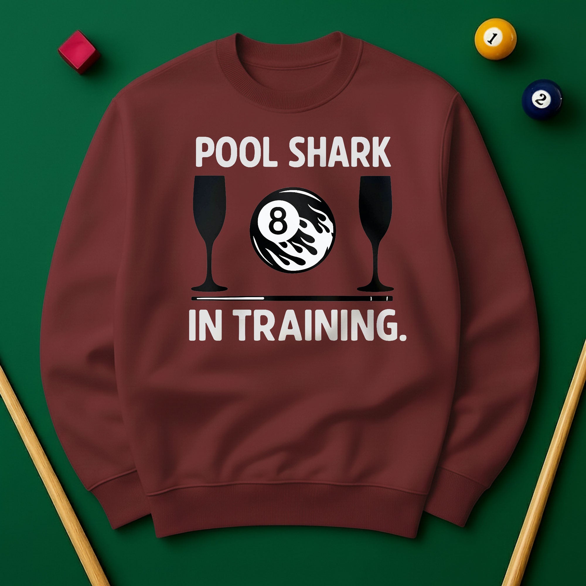 Pool Shark in Training Sweatshirt