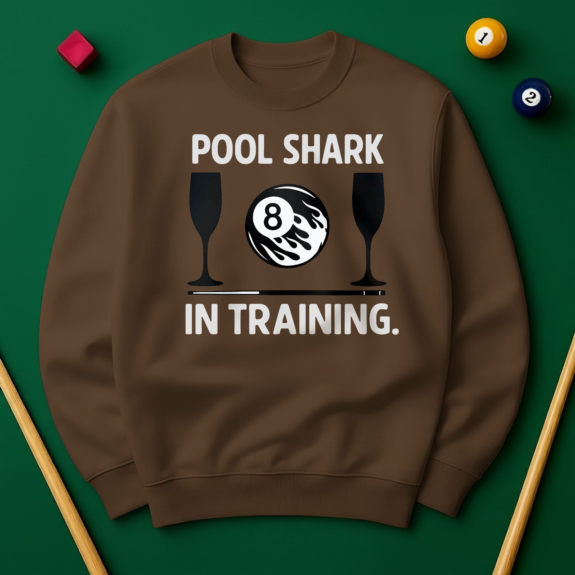 Pool Shark in Training Sweatshirt