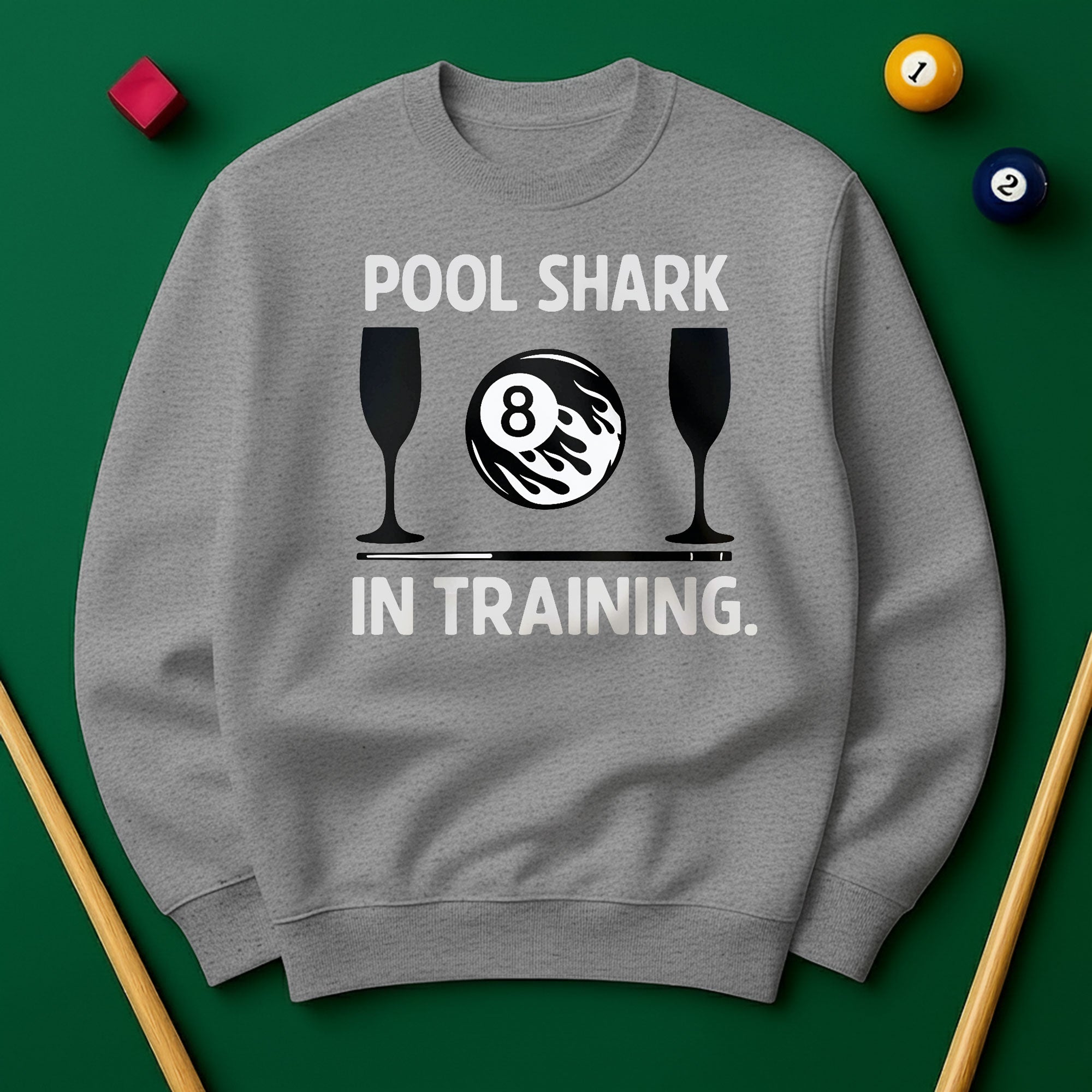 Pool Shark in Training Sweatshirt