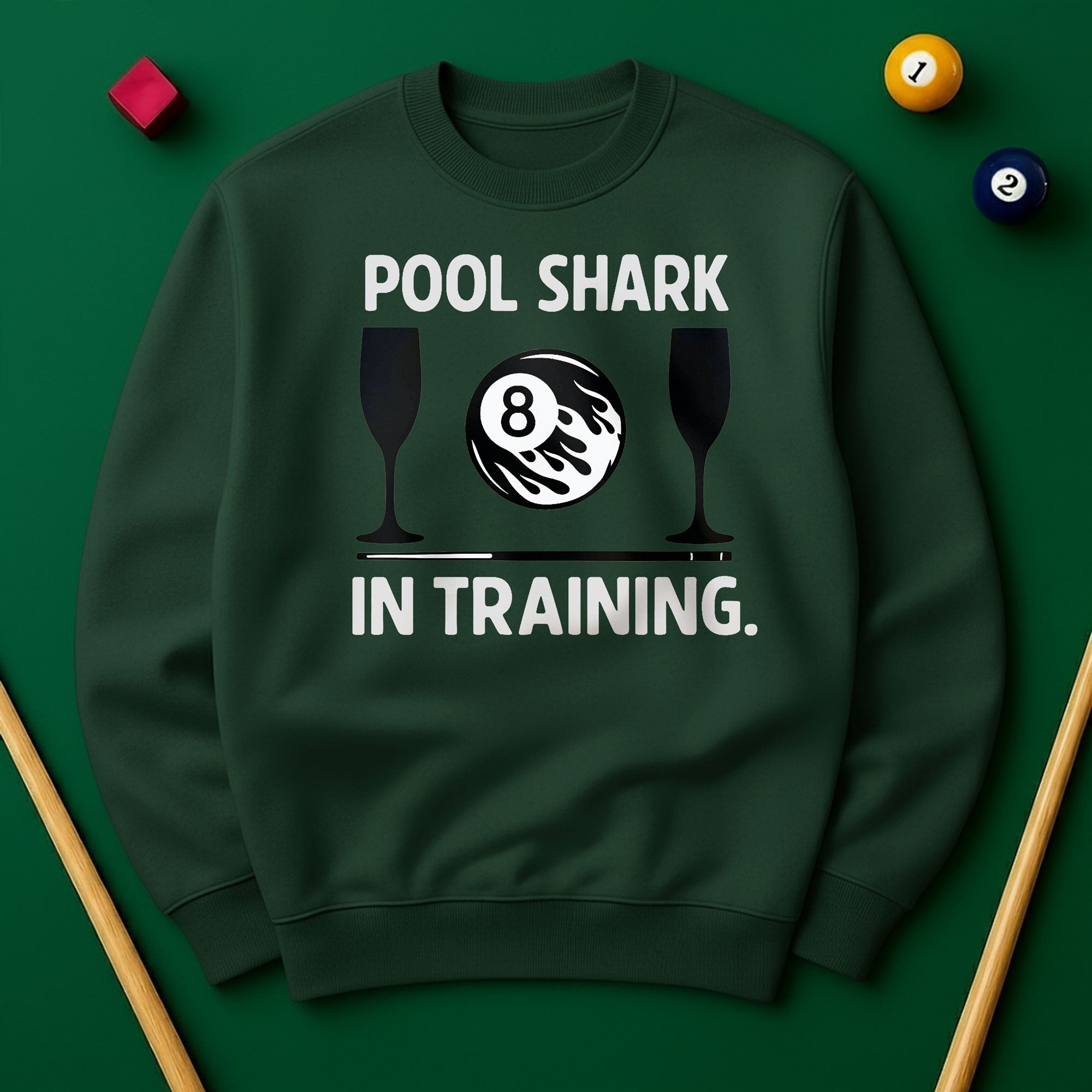 Pool Shark in Training Sweatshirt