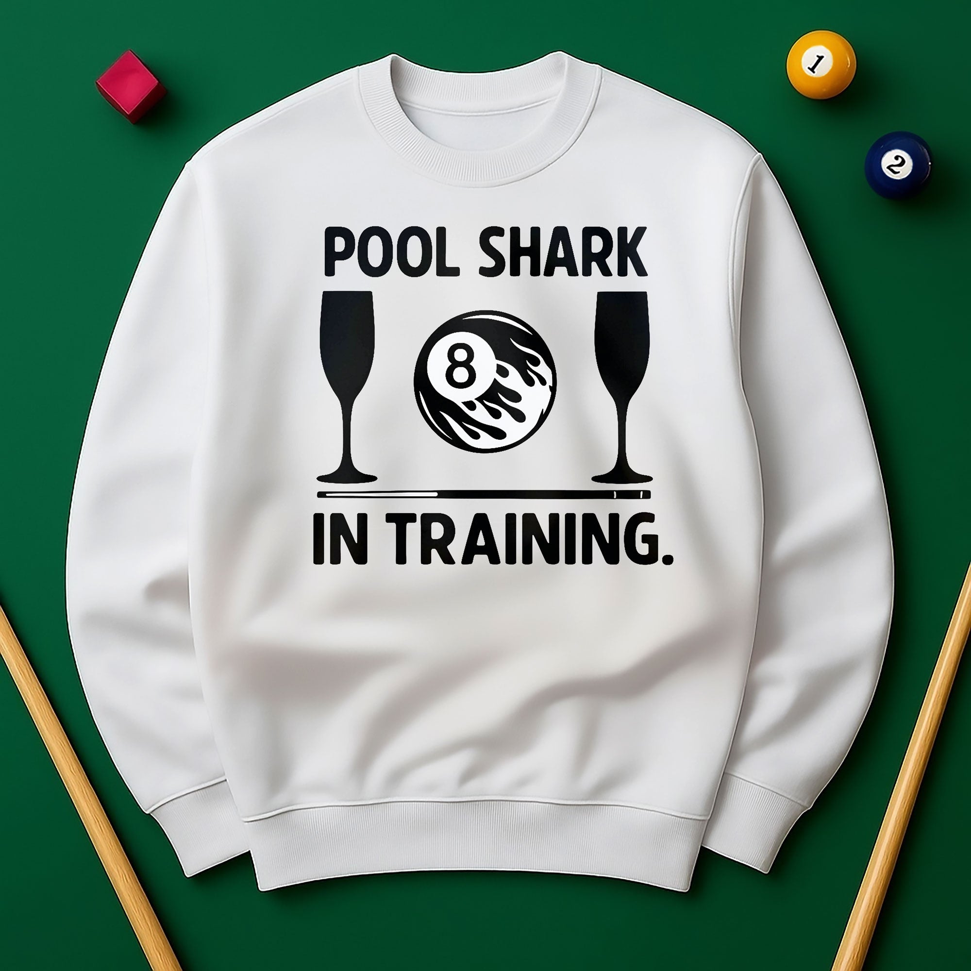 Pool Shark in Training Sweatshirt