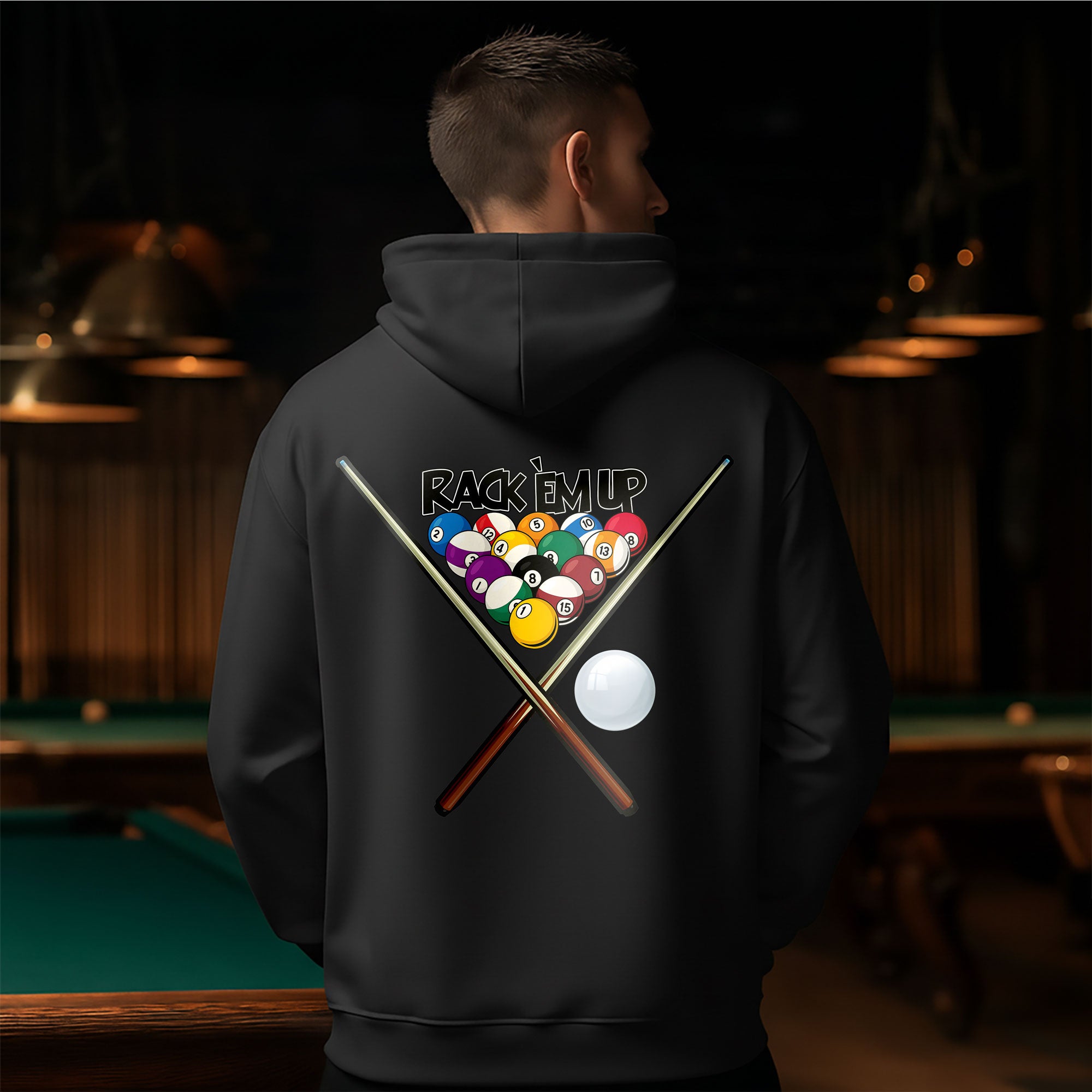 Rack ’Em Up Hoodie – Game On for Pool Lovers