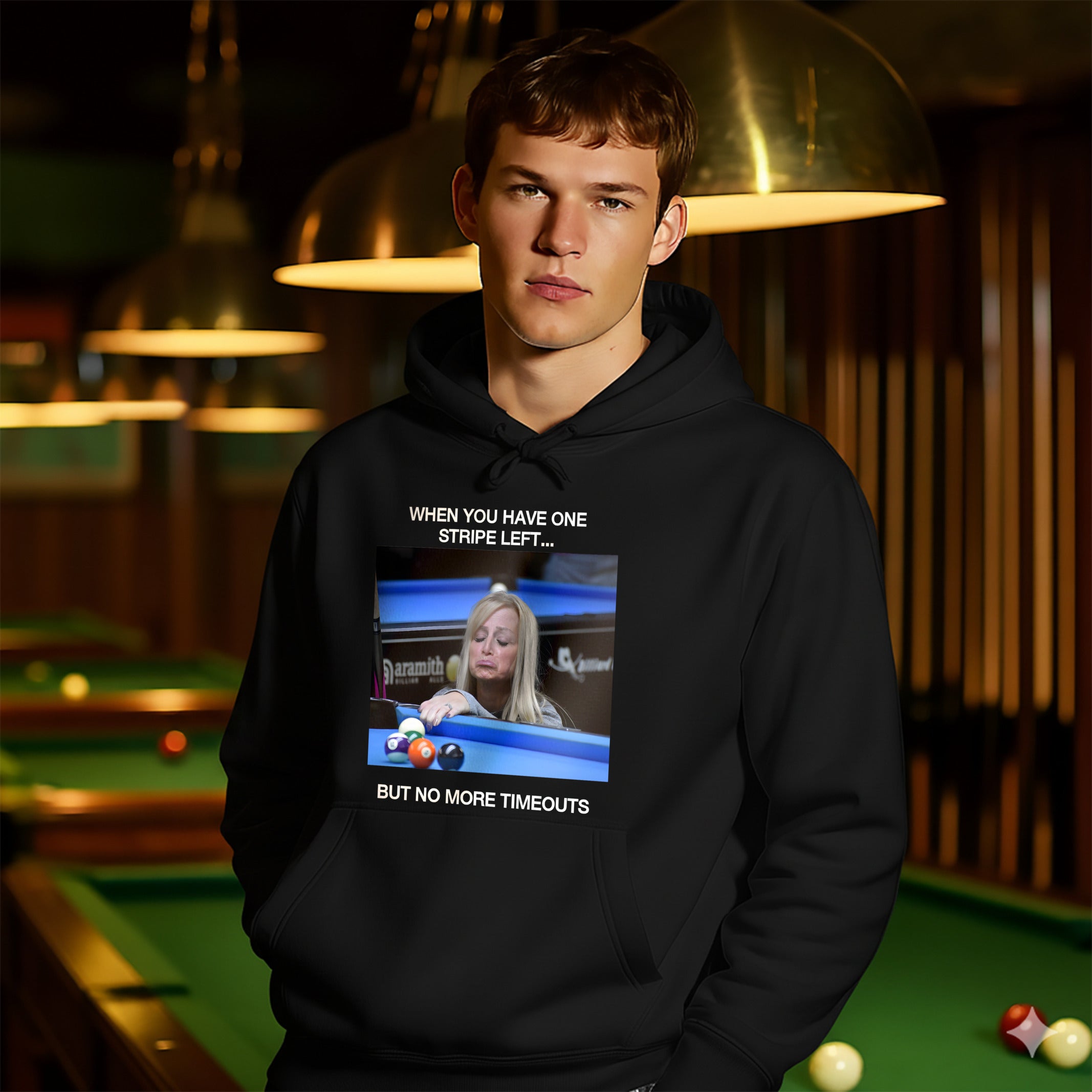 “No More Timeouts” Pool Meme Hoodie