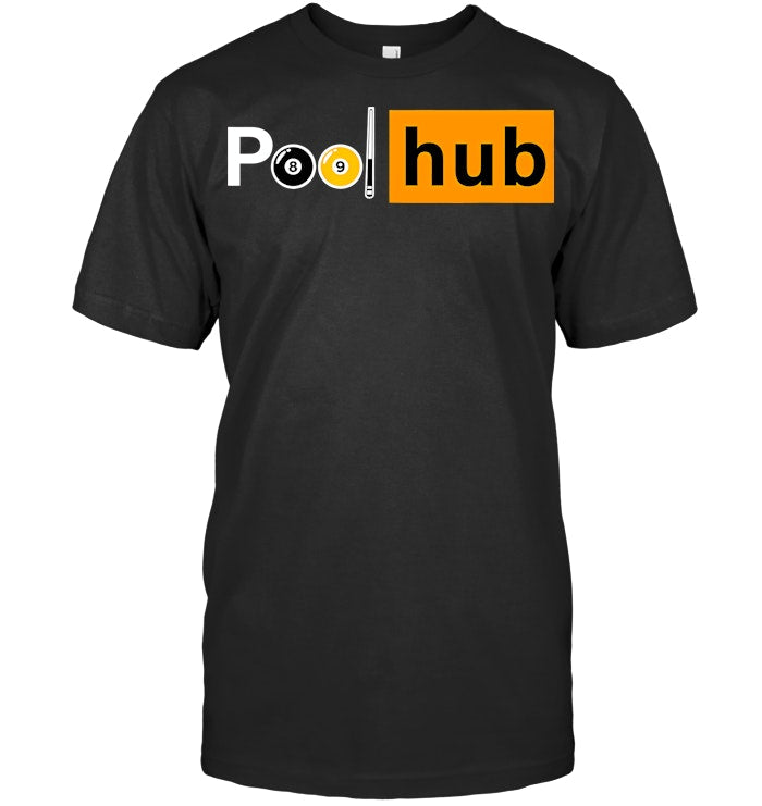 Funny Billiards Game Pool Hub Billiard Balls Cue Stick T Shirt