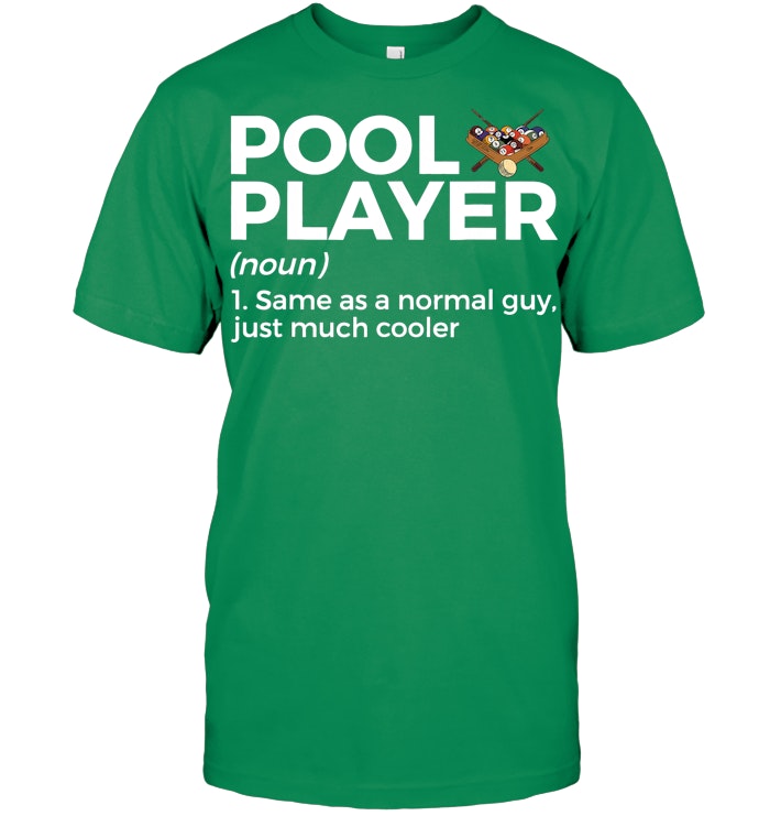 Funny Pool Player Definition Shirt | Billiards Humor Tee