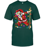 Dabbing Santa Pool Billiards Shirt - Funny Christmas Billiard Tee