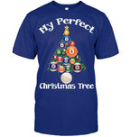 Billiard Ball Xmas Tree Shirt | Funny Pool Billiards Christmas Tee