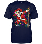 Dabbing Santa Pool Billiards Shirt - Funny Christmas Billiard Tee