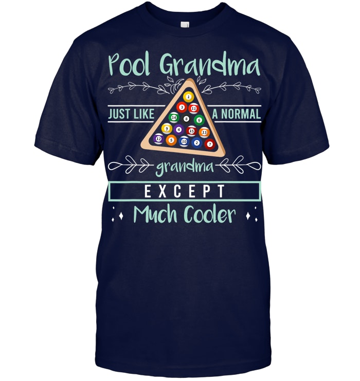 Pool Grandma Shirt Mothers Day Billiards Tee for Women