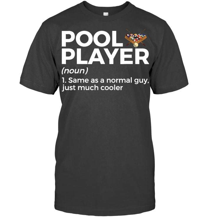 Funny Pool Player Definition Shirt | Billiards Humor Tee