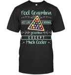 Pool Grandma Shirt Mothers Day Billiards Tee for Women