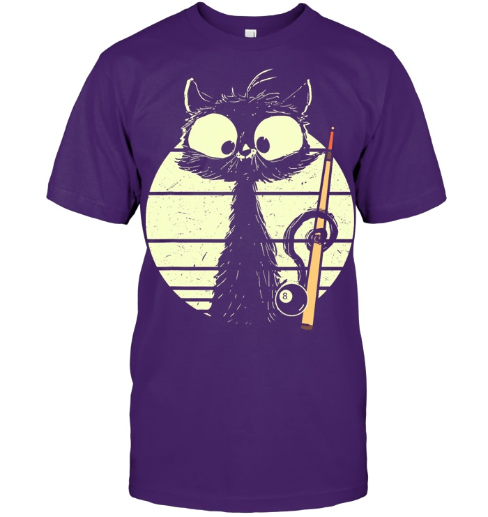 Cat With Billiard Pool Snooker Billiard Ball Cute Cat