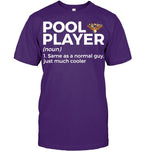 Funny Pool Player Definition Shirt | Billiards Humor Tee