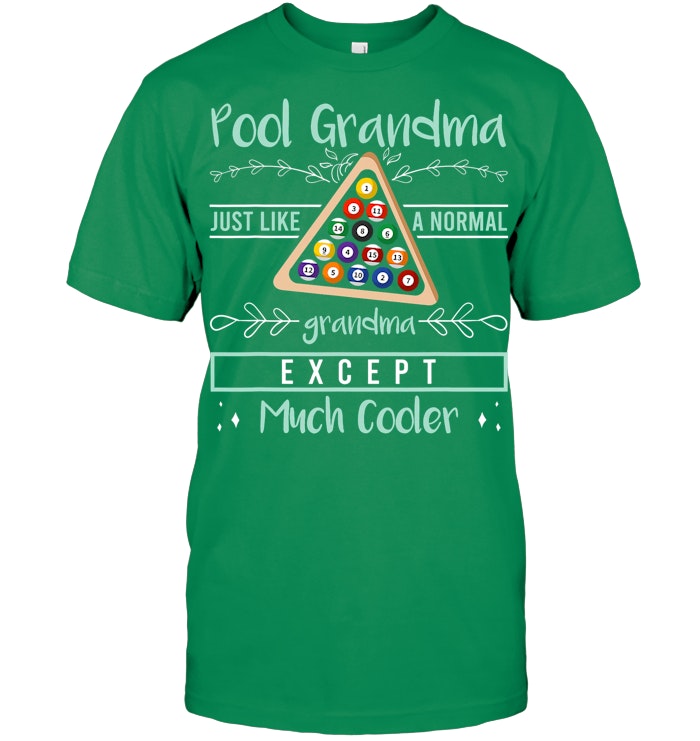 Pool Grandma Shirt Mothers Day Billiards Tee for Women
