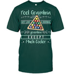 Pool Grandma Shirt Mothers Day Billiards Tee for Women