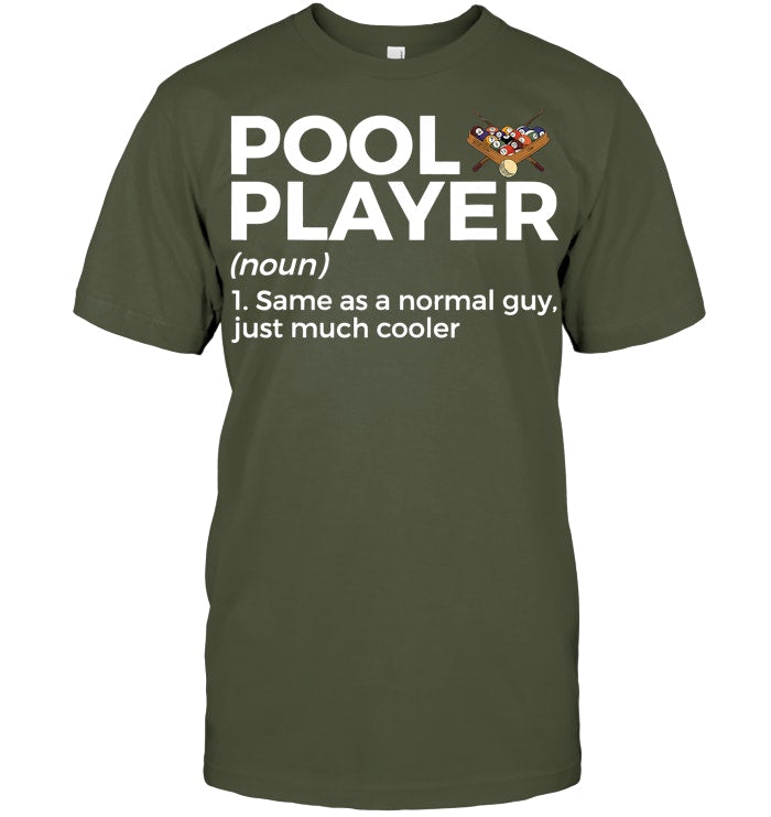 Funny Pool Player Definition Shirt | Billiards Humor Tee
