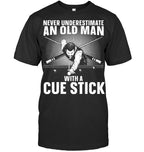Best Pool Art For Men Grandpa Billiard Player Pool Lover Billiard T Shirt