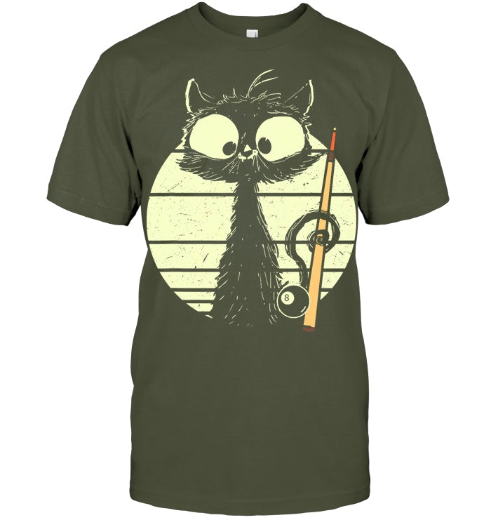 Cat With Billiard Pool Snooker Billiard Ball Cute Cat