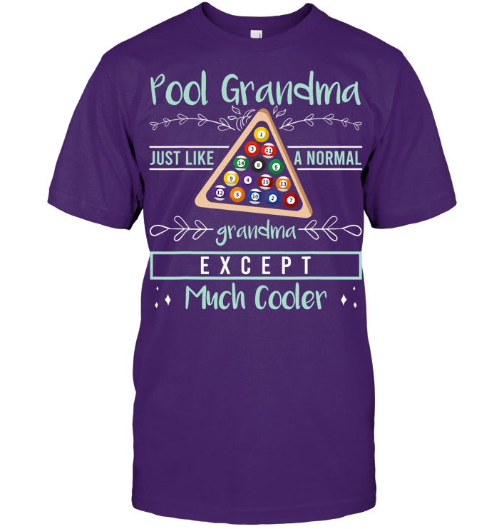 Pool Grandma Shirt Mothers Day Billiards Tee for Women
