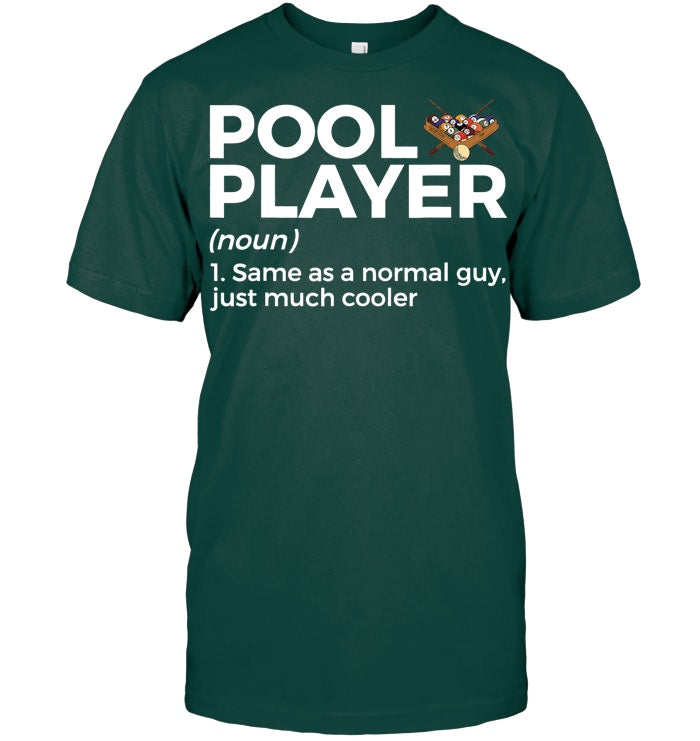 Funny Pool Player Definition Shirt | Billiards Humor Tee