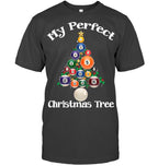 Billiard Ball Xmas Tree Shirt | Funny Pool Billiards Christmas Tee