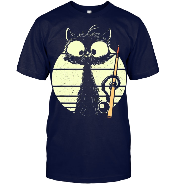 Cat With Billiard Pool Snooker Billiard Ball Cute Cat