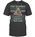 Pool Grandma Shirt Mothers Day Billiards Tee for Women