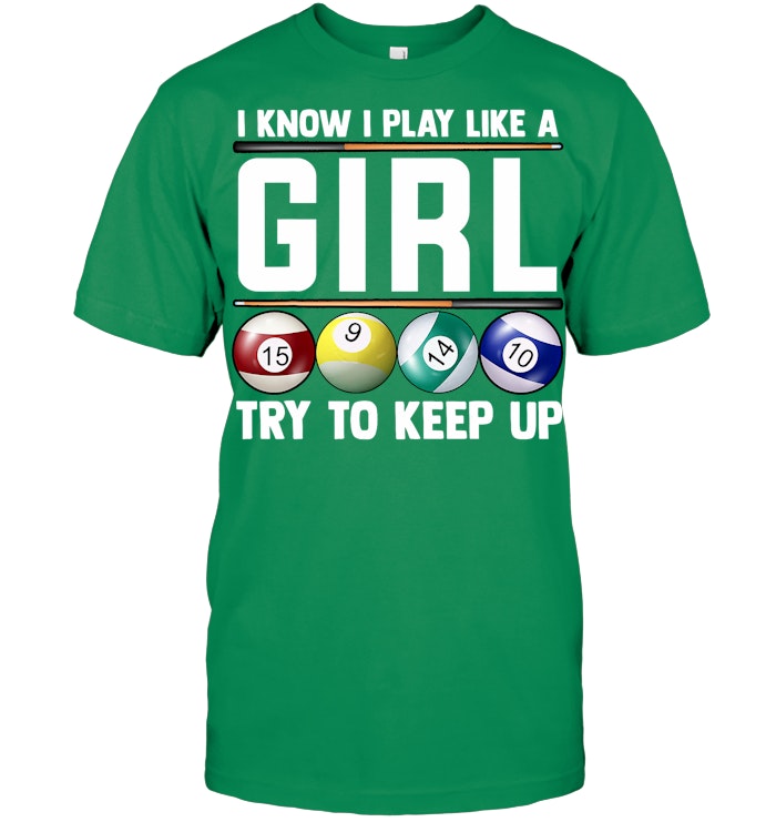Cool Billiards Shirt for Women 8 Ball Pool Player Tee