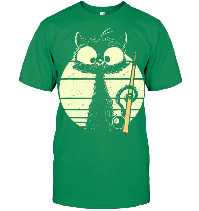 Cat With Billiard Pool Snooker Billiard Ball Cute Cat