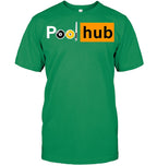 Funny Billiards Game Pool Hub Billiard Balls Cue Stick T Shirt