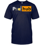 Funny Billiards Game Pool Hub Billiard Balls Cue Stick T Shirt