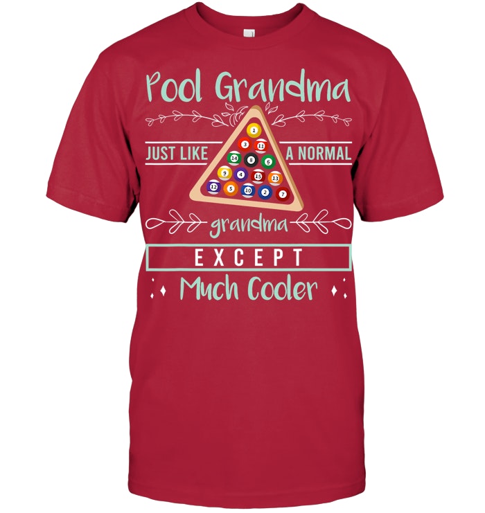 Pool Grandma Shirt Mothers Day Billiards Tee for Women